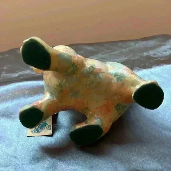 Handmade Glazed  Puppy Figurine - Picture 5 of 8